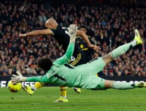 Read more about the article Arsenal Tumbang 2-3 dari Manchester United, Gol Telat Matheus Cunha Bungkam Emirates